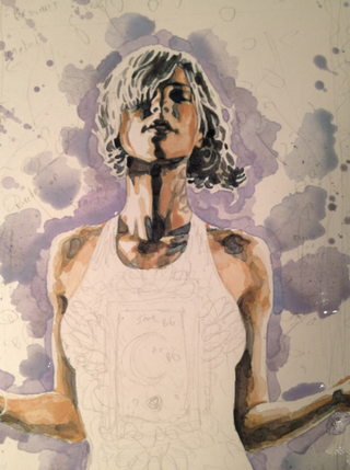 Illustration for article titled How I drew Willow from Buffy The Vampire Slayer